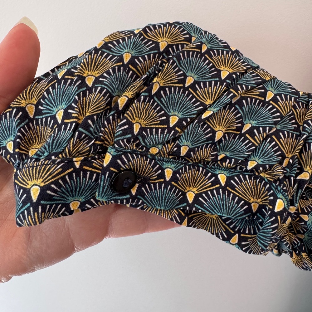 Euc Caroll Paris Deco Print Peasent Blouse - image 8